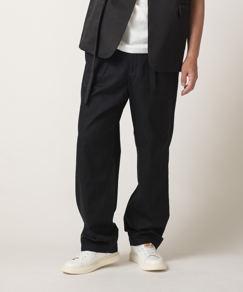 Buffalo Bobs（バッファローボブズ）の「【ZOZO限定】PARMA(パルマ)ワンタック ワイド ルーズ バギーパンツ（その他パンツ・メンズ・ブラック/ダークネイビー/ベージュ/グレー・マルチサイズ）」の18枚目の写真