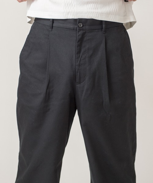 Buffalo Bobs（バッファローボブズ）の「【ZOZO限定】PARMA(パルマ)ワンタック ワイド ルーズ バギーパンツ（その他パンツ・メンズ・ブラック/ダークネイビー/ベージュ/グレー・マルチサイズ）」の7枚目の写真
