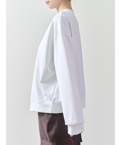 DOLLUPOOPS（ドールアップウップス）の「ショルダーファスナートップス（スウェット・レディース・ブラウン/ブラック/オフホワイト・38）」の15枚目の写真