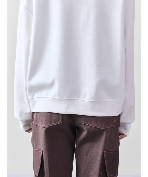 DOLLUPOOPS（ドールアップウップス）の「ショルダーファスナートップス（スウェット・レディース・ブラウン/ブラック/オフホワイト・38）」の17枚目の写真