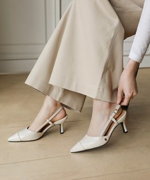 Arinze エナメル スリングバックヒール (7cm)