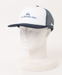 Quiksilver（クイックシルバー）の「DOUBLE LOGO CAP /クイックシルバーロゴメッシュキャップ（帽子）（キャップ）」