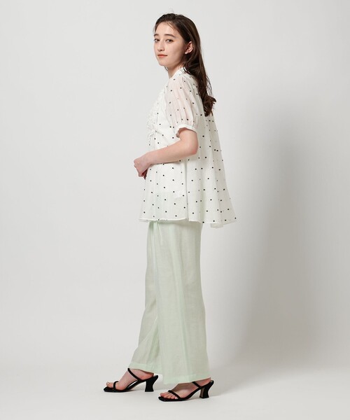 UNITED ARROWS｜2トーン ドットジャガード ブラウス | Rakuten