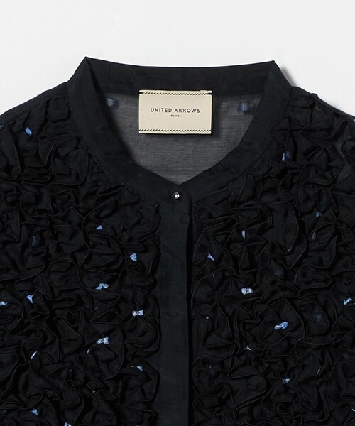 UNITED ARROWS 2トーン　ドット　ジャガード　ブラウス UNITED ARROWS（ユナイテッドアローズ）の「2トーン ドット