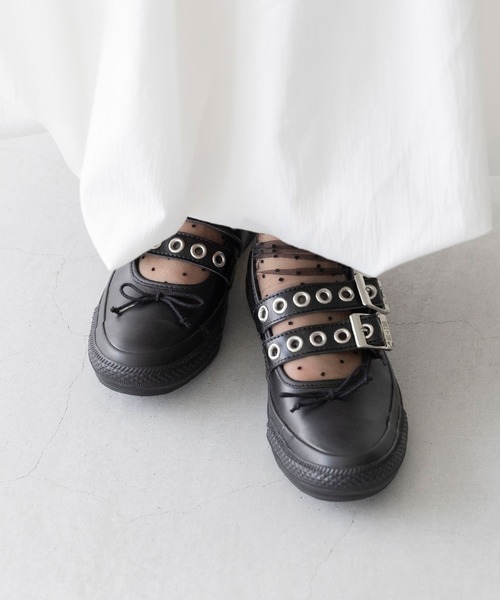 CONVERSE(コンバース)の「CONVERSE コンバース ALL STAR オールスター メニーアイレッツ バレエシューズスニーカー(スニーカー・レディース・ブラック・22.5cm/23.0cm/23.5cm/24.0cm/24.5cm/25.0cm/22.0cm)」の7枚目の写真
