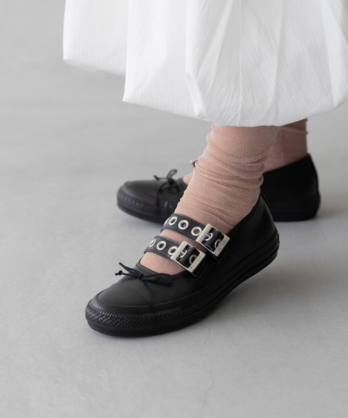 CONVERSE(コンバース)の「CONVERSE コンバース ALL STAR オールスター メニーアイレッツ バレエシューズスニーカー(スニーカー・レディース・ブラック・22.5cm/23.0cm/23.5cm/24.0cm/24.5cm/25.0cm/22.0cm)」の10枚目の写真