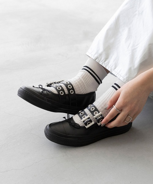 CONVERSE(コンバース)の「CONVERSE コンバース ALL STAR オールスター メニーアイレッツ バレエシューズスニーカー(スニーカー・レディース・ブラック・22.5cm/23.0cm/23.5cm/24.0cm/24.5cm/25.0cm/22.0cm)」の20枚目の写真