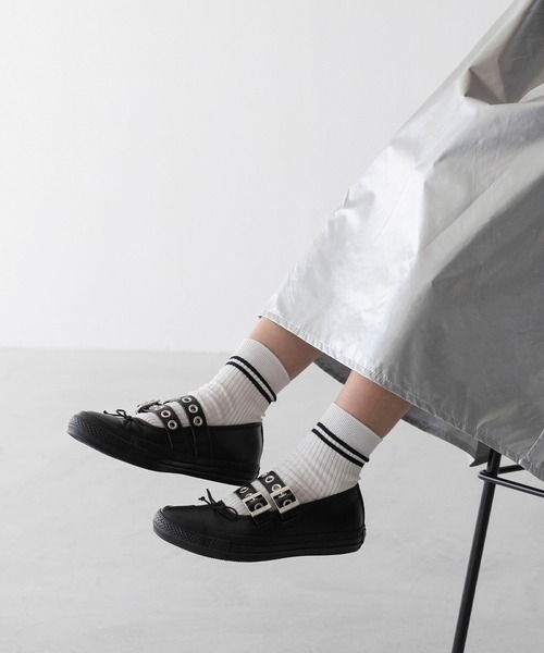 CONVERSE(コンバース)の「CONVERSE コンバース ALL STAR オールスター メニーアイレッツ バレエシューズスニーカー(スニーカー・レディース・ブラック・22.5cm/23.0cm/23.5cm/24.0cm/24.5cm/25.0cm/22.0cm)」の21枚目の写真