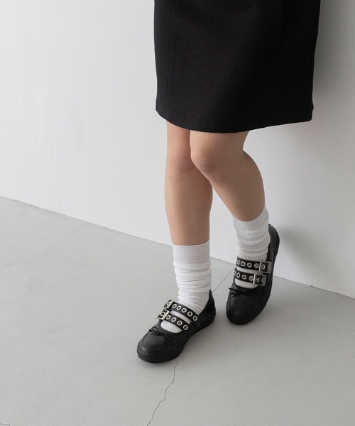 CONVERSE(コンバース)の「CONVERSE コンバース ALL STAR オールスター メニーアイレッツ バレエシューズスニーカー(スニーカー・レディース・ブラック・22.5cm/23.0cm/23.5cm/24.0cm/24.5cm/25.0cm/22.0cm)」の12枚目の写真