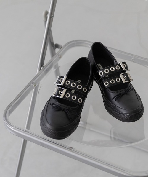 CONVERSE(コンバース)の「CONVERSE コンバース ALL STAR オールスター メニーアイレッツ バレエシューズスニーカー(スニーカー・レディース・ブラック・22.5cm/23.0cm/23.5cm/24.0cm/24.5cm/25.0cm/22.0cm)」の6枚目の写真