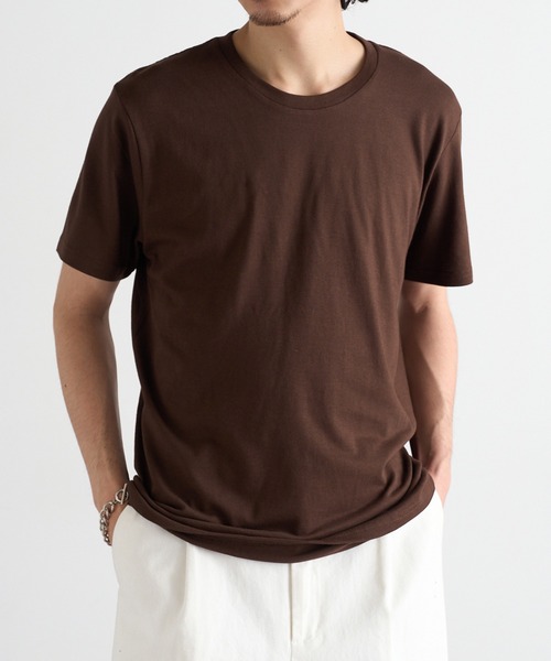 TRUSS(トラス)の「【TRUSS】ヘビーウェイト Tシャツ GAT-500(Tシャツ/カットソー・メンズ・ライトピンク/ブルー/ライトイエロー/インディゴブルー/ブラウン/ネイビー/ホワイト/ブラック/チャコールグレー・S/M/L/XL)」の4枚目の写真