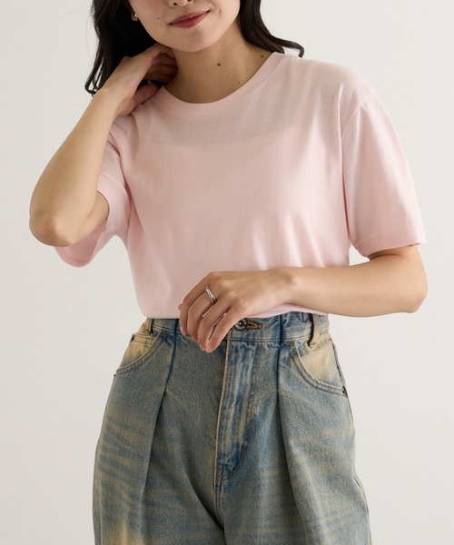 TRUSS(トラス)の「【TRUSS】ヘビーウェイト Tシャツ GAT-500(Tシャツ/カットソー・メンズ・ライトピンク/ブルー/ライトイエロー/インディゴブルー/ブラウン/ネイビー/ホワイト/ブラック/チャコールグレー・S/M/L/XL)」の9枚目の写真