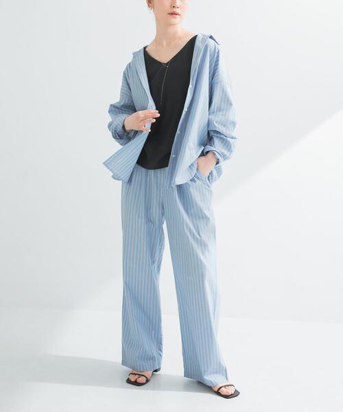 URBAN RESEARCH(アーバンリサーチ)の「『接触冷感』キュプラキャミトップ(キャミソール・レディース・ブラック/ベージュ系その他・36/38)」の9枚目の写真