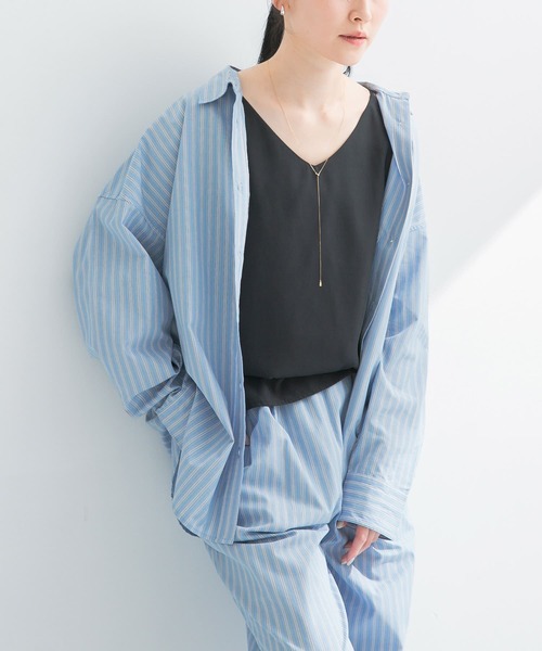 URBAN RESEARCH(アーバンリサーチ)の「『接触冷感』キュプラキャミトップ(キャミソール・レディース・ブラック/ベージュ系その他・36/38)」の1枚目の写真