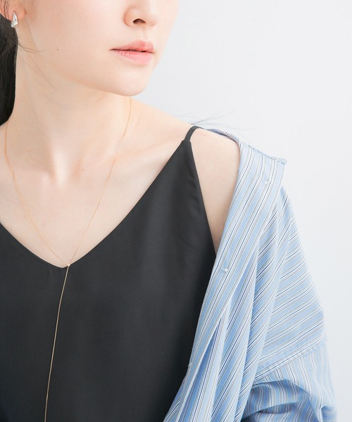 URBAN RESEARCH(アーバンリサーチ)の「『接触冷感』キュプラキャミトップ(キャミソール・レディース・ブラック/ベージュ系その他・36/38)」の3枚目の写真