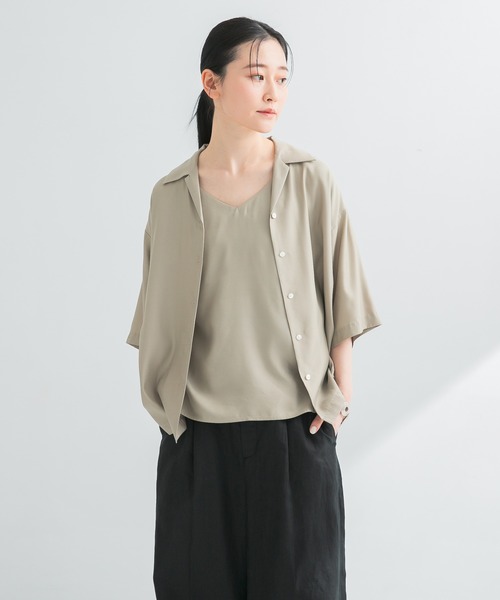 URBAN RESEARCH(アーバンリサーチ)の「『接触冷感』キュプラキャミトップ(キャミソール・レディース・ブラック/ベージュ系その他・36/38)」の13枚目の写真