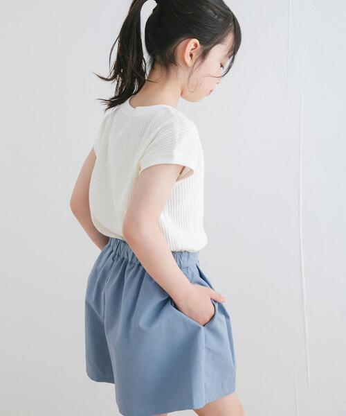 URBAN RESEARCH DOORS（アーバンリサーチドアーズ）の「『WEB/一部店舗限定サイズ』変形ワッフルノースリーブプルオーバー(KIDS)（Tシャツ/カットソー・キッズ・アイボリー/ブラック系その他・105/120/135/150）」の14枚目の写真