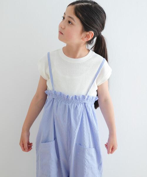 URBAN RESEARCH DOORS（アーバンリサーチドアーズ）の「『WEB/一部店舗限定サイズ』変形ワッフルノースリーブプルオーバー(KIDS)（Tシャツ/カットソー・キッズ・アイボリー/ブラック系その他・105/120/135/150）」の11枚目の写真