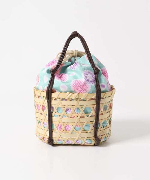 SENSE OF PLACE by URBAN RESEARCH（センスオブプレイスバイアーバンリサーチ）の「カゴキンチャクバッグA（かごバッグ・レディース・ベージュ・ONE）」の7枚目の写真