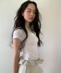 LONSLAN（ロンスラン）の「【LONSLAN】レイヤードポロTシャツ LONW25s050（Tシャツ/カットソー）」