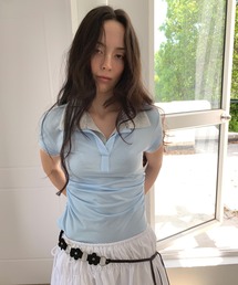 LONSLAN（ロンスラン）の「【LONSLAN】レイヤードポロTシャツ LONW25s050（Tシャツ/カットソー）」