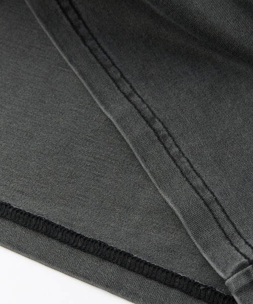 X-girl（エックスガール）の「FIRE HEART LOGO S/S TEE（Tシャツ/カットソー・レディース・オリーブ/ブラック/ベージュ・L/M/S）」の4枚目の写真