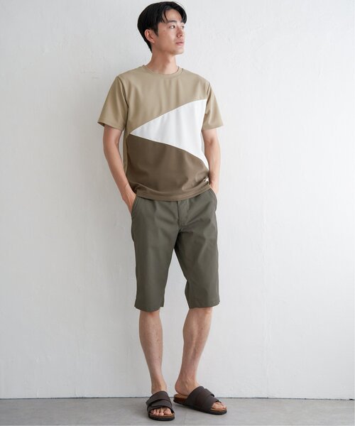 ikka(イッカ)の「【プチプラ1990円(税抜)】【接触冷感/吸水速乾】マルチファンクション斜め切り替えTシャツ【親子コーデ】(Tシャツ/カットソー・メンズ・ネイビー/ベージュ/ホワイト/ブラック・M/L/XL/S)」の20枚目の写真