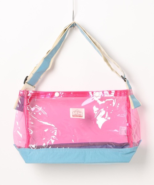 Ocean&Ground(オーシャン&グラウンド)の「プールBAG ROCKAWAY(スイムグッズ・キッズ・チャコール/ラベンダー/マスタード/グリーン/ピンク/レッド/ブルー・FREE)」の6枚目の写真