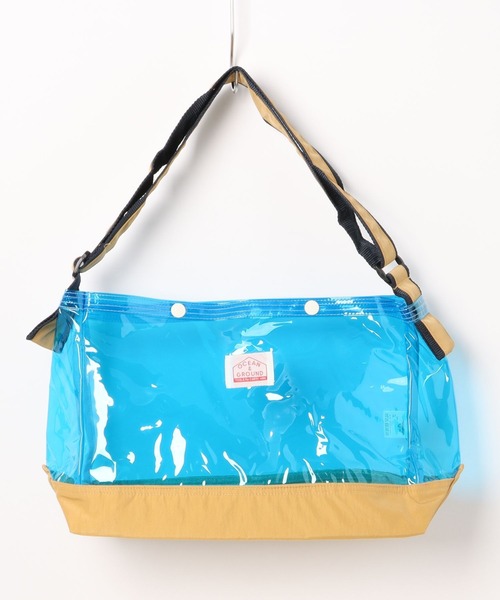 Ocean&Ground(オーシャン&グラウンド)の「プールBAG ROCKAWAY(スイムグッズ・キッズ・チャコール/ラベンダー/マスタード/グリーン/ピンク/レッド/ブルー・FREE)」の3枚目の写真