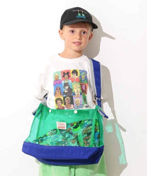 Ocean&Ground(オーシャン&グラウンド)の「プールBAG ROCKAWAY(スイムグッズ・キッズ・チャコール/ラベンダー/マスタード/グリーン/ピンク/レッド/ブルー・FREE)」の1枚目の写真