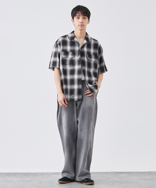 B.C STOCK（ベーセーストック）の「《追加2》[B.A.C.D] 13oz ワイドストレートデニムパンツ（デニムパンツ・メンズ・エメラルドブルー/ブルー系その他/スミクロ/ブラック系その他・SMALL/MEDIUM/LARGE）」の9枚目の写真