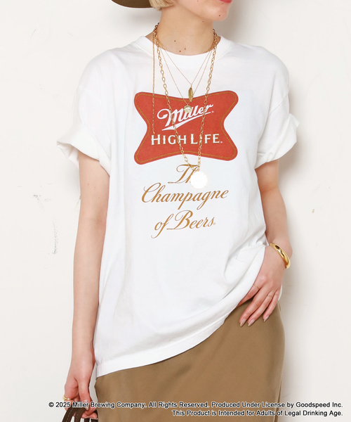 GOOD ROCK SPEED / グッドロックスピード】Miller print T-sh（T