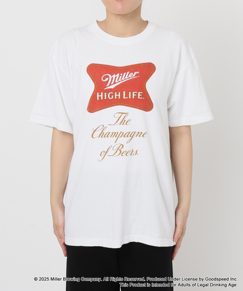 GOOD ROCK SPEED / グッドロックスピード】Miller print T-sh（T