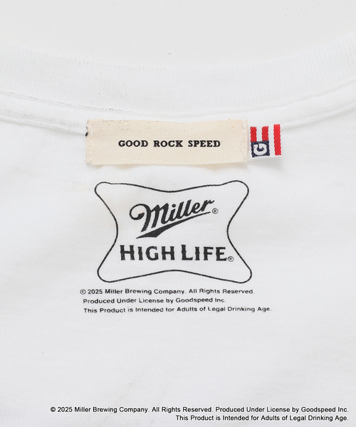 【GOOD ROCK SPEED /】Miller print T-sh GOOD ROCK SPEED / グッドロックスピード】Miller print T-sh（T