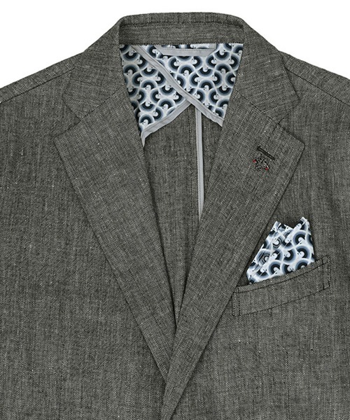 g-stage（ジーステージ）の「春夏ヘリンボンジャケット　ジ－ステ－ジ（テーラードジャケット・メンズ・ネイビー/チャコールグレー・46/48/50）」の17枚目の写真