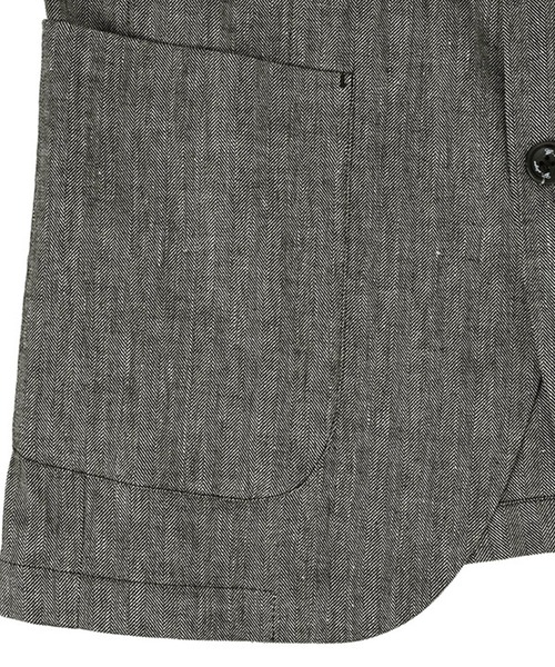 g-stage（ジーステージ）の「春夏ヘリンボンジャケット　ジ－ステ－ジ（テーラードジャケット・メンズ・ネイビー/チャコールグレー・46/48/50）」の20枚目の写真