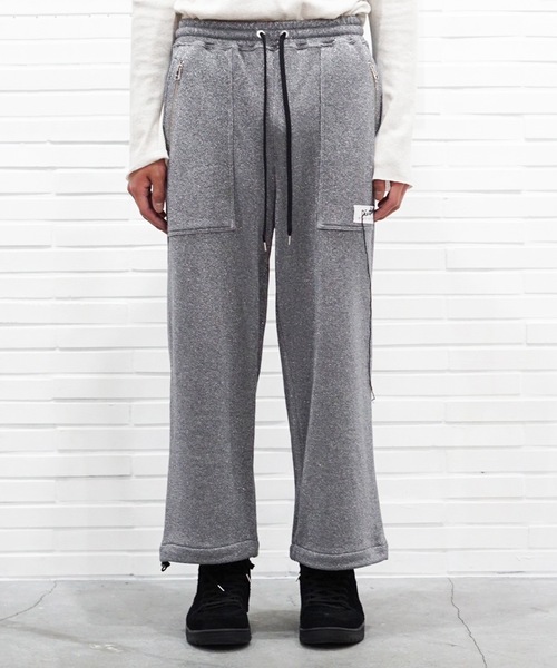 DIET BUTCHER（ダイエットブッチャー）の「DIET BUTCHER/ダイエットブッチャー glitter cropped wide pants ワイドパンツ（スウェットパンツ・メンズ・ゴールド/シルバー・FREE）」の14枚目の写真
