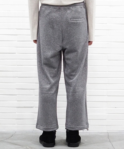 DIET BUTCHER（ダイエットブッチャー）の「DIET BUTCHER/ダイエットブッチャー glitter cropped wide pants ワイドパンツ（スウェットパンツ・メンズ・ゴールド/シルバー・FREE）」の15枚目の写真