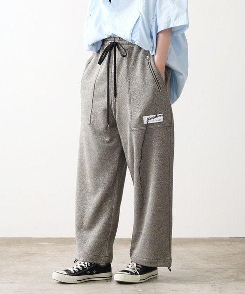DIET BUTCHER（ダイエットブッチャー）の「DIET BUTCHER/ダイエットブッチャー glitter cropped wide pants ワイドパンツ（スウェットパンツ・メンズ・ゴールド/シルバー・FREE）」の19枚目の写真
