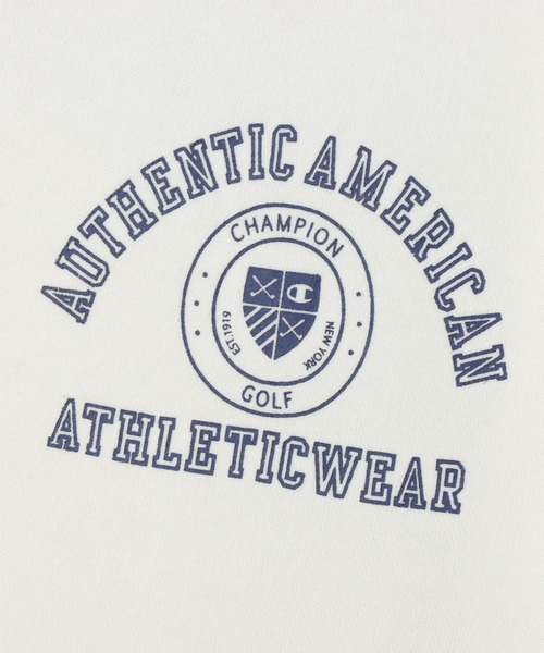 Champion Golf(チャンピオンゴルフ)の「【Champion/チャンピオン】メンズ GOLF テックウィーブテリー ハーフジップスウェットシャツ(スウェット・メンズ・オフホワイト/グレー/ブラック・MEDIUM/LARGE/X-LARGE)」の18枚目の写真