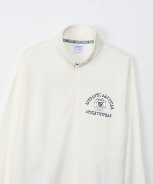 Champion Golf(チャンピオンゴルフ)の「【Champion/チャンピオン】メンズ GOLF テックウィーブテリー ハーフジップスウェットシャツ(スウェット・メンズ・オフホワイト/グレー/ブラック・MEDIUM/LARGE/X-LARGE)」の19枚目の写真