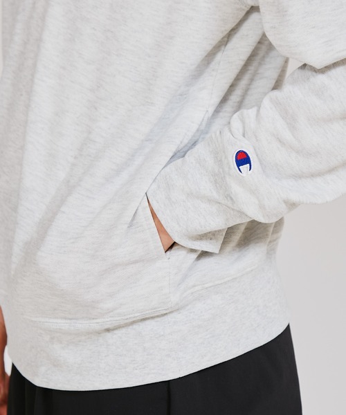 Champion Golf(チャンピオンゴルフ)の「【Champion/チャンピオン】メンズ GOLF テックウィーブテリー ハーフジップスウェットシャツ(スウェット・メンズ・オフホワイト/グレー/ブラック・MEDIUM/LARGE/X-LARGE)」の6枚目の写真