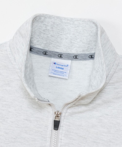 Champion Golf(チャンピオンゴルフ)の「【Champion/チャンピオン】メンズ GOLF テックウィーブテリー ハーフジップスウェットシャツ(スウェット・メンズ・オフホワイト/グレー/ブラック・MEDIUM/LARGE/X-LARGE)」の14枚目の写真