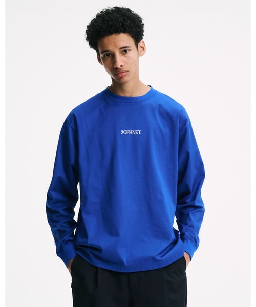 SOPHNET.（ソフネット）の「STOCKHOLM. L/S TEE（Tシャツ/カットソー・メンズ・ブルー/ホワイト/ブラック・3/2/4/1/5）」の5枚目の写真