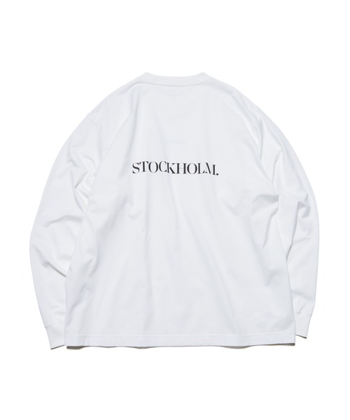 SOPHNET.（ソフネット）の「STOCKHOLM. L/S TEE（Tシャツ/カットソー・メンズ・ブルー/ホワイト/ブラック・3/2/4/1/5）」の9枚目の写真