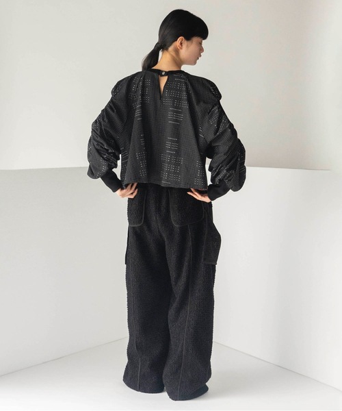 mintdesigns(ミントデザインズ)の「DOT TYPE T-TOP(Tシャツ/カットソー・レディース・ブラック/ブルーグレー・ONESIZE)」の5枚目の写真