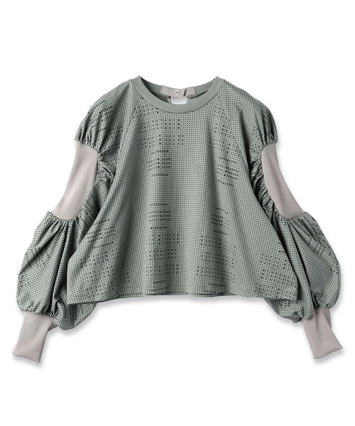 mintdesigns(ミントデザインズ)の「DOT TYPE T-TOP(Tシャツ/カットソー・レディース・ブラック/ブルーグレー・ONESIZE)」の6枚目の写真