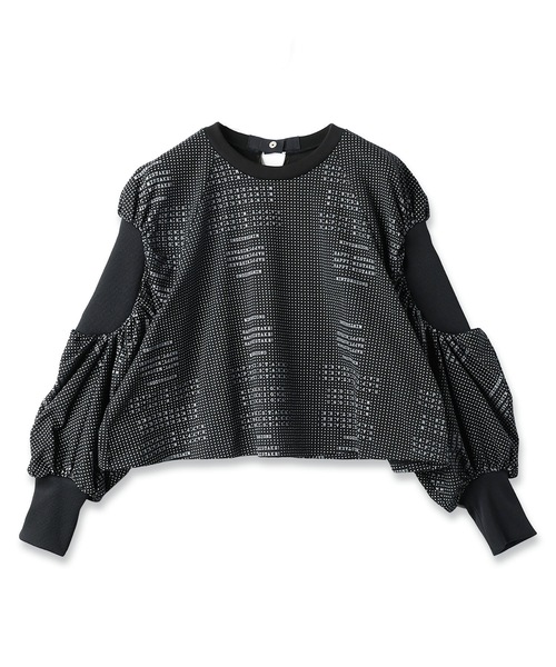 mintdesigns(ミントデザインズ)の「DOT TYPE T-TOP(Tシャツ/カットソー・レディース・ブラック/ブルーグレー・ONESIZE)」の8枚目の写真