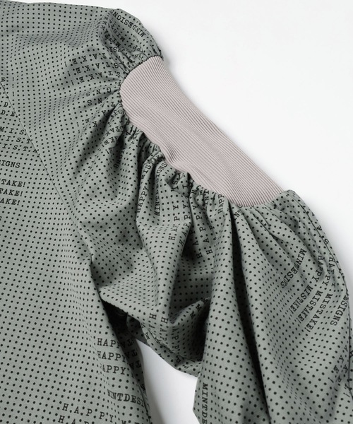 mintdesigns(ミントデザインズ)の「DOT TYPE T-TOP(Tシャツ/カットソー・レディース・ブラック/ブルーグレー・ONESIZE)」の11枚目の写真