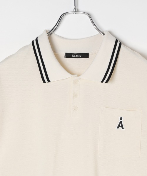 ALAND(エーランド)の「【UNISEX】ALAND/Aロゴカノコポロ(ポロシャツ・レディース・ブラック/ホワイト・SMALL/LARGE)」の4枚目の写真